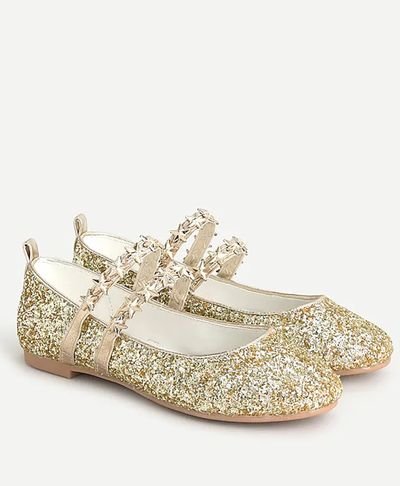 Glitter Ballet Flats from J. Crew