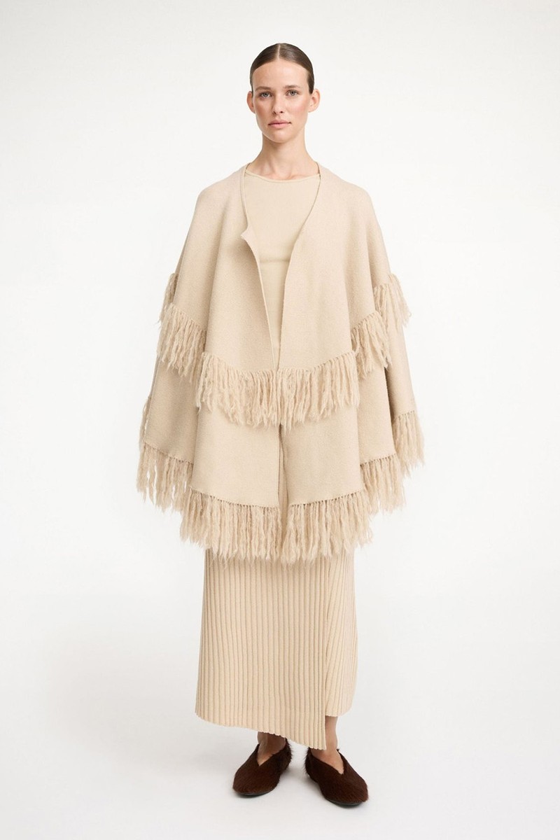 Dixi Wool Poncho from By Malene Birger