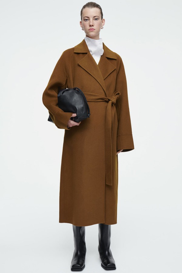 Belted Double-Faced Wool Coat from COS