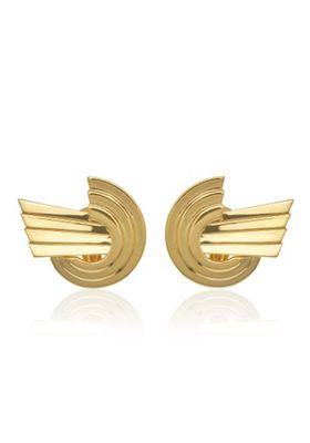 Meryl Gold- Plated Brass Earrings  from Leda Madera