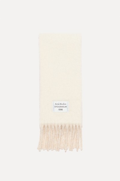 Fringed Scarf Logo Label from Acne Studios