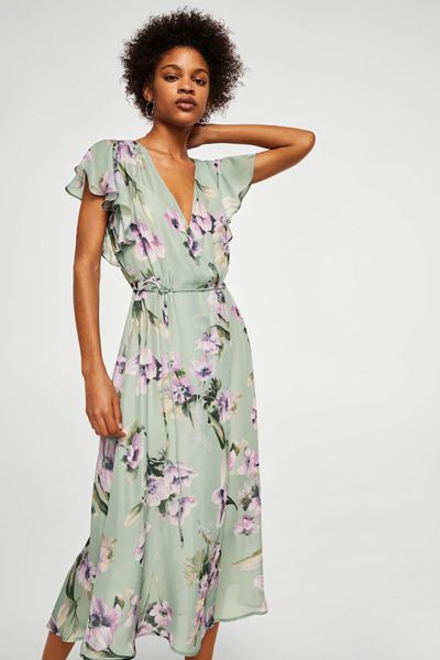 Flower Print Dress from Mango