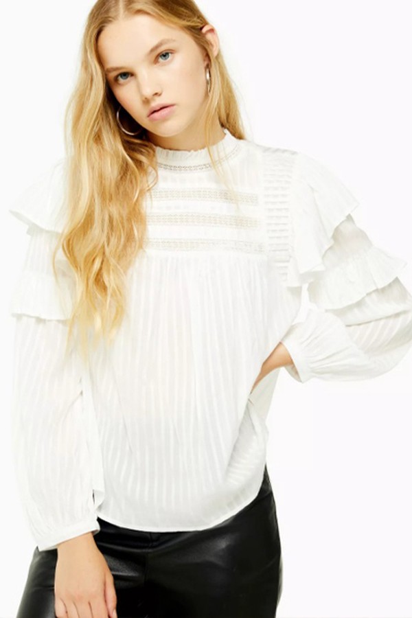 Prairie High Neck Top from Topshop