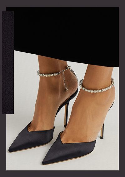 Saeda 100 Satin Pumps, £795 | Jimmy Choo