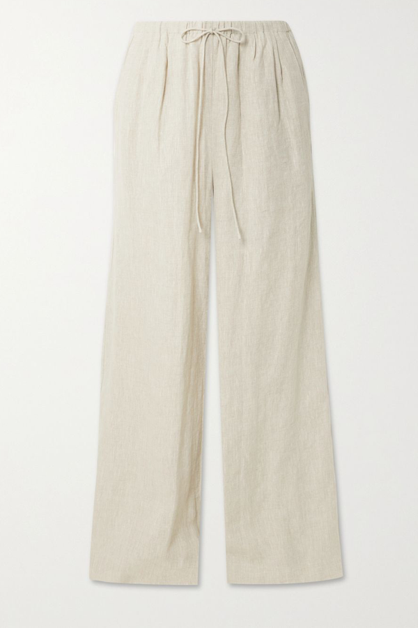 Sophia Linen Wide-Leg Pants from Joslin