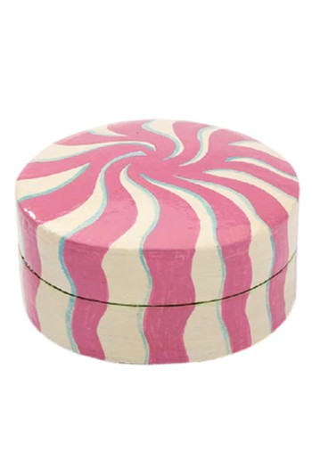 Pink Twirl Jewellery Box from Anna & Nina