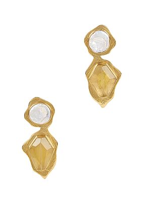 Goldfinch Gold-Plated Drop Earrings from Liya