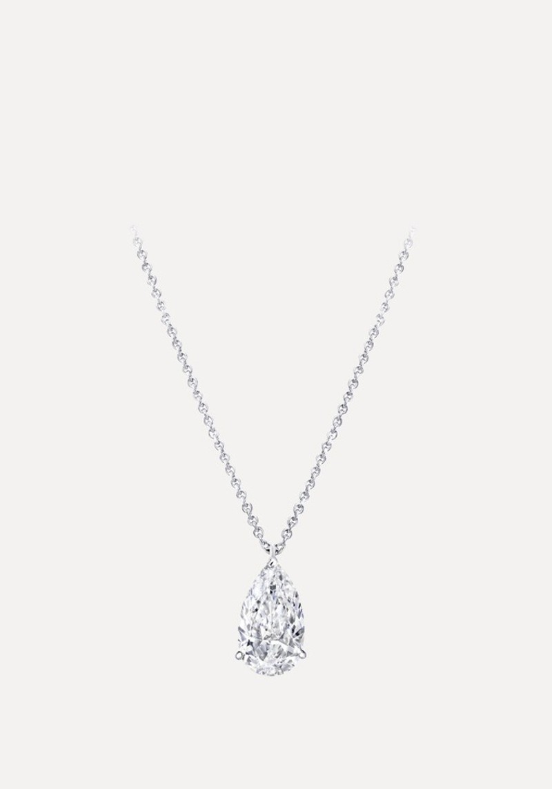Pear Shape Diamond Solitaire Pendant* 