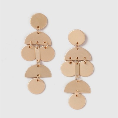 Shape Drop Earrings