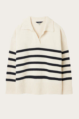 Emelia Striped Collared Jumper  from Joules