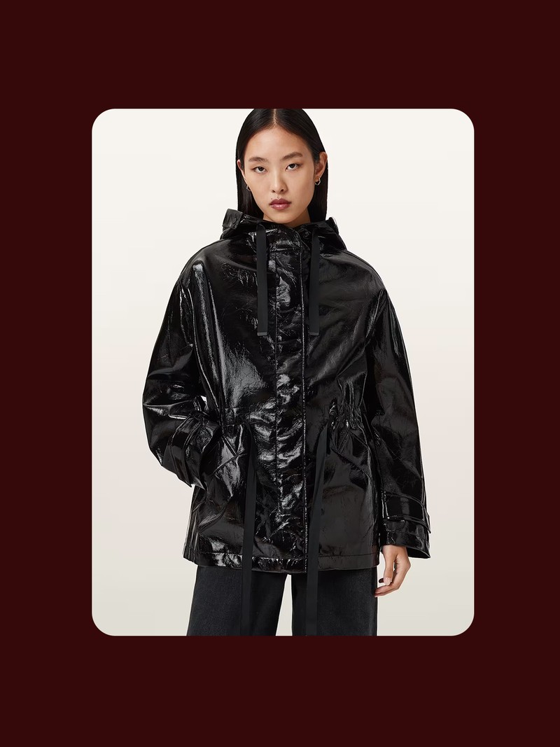 Kelsie Shine Hooded Jacket