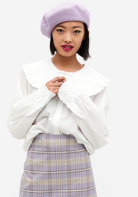 Big Collar Blouse from Monki 