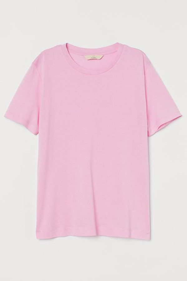 Silk-Blend T-Shirt from H&M