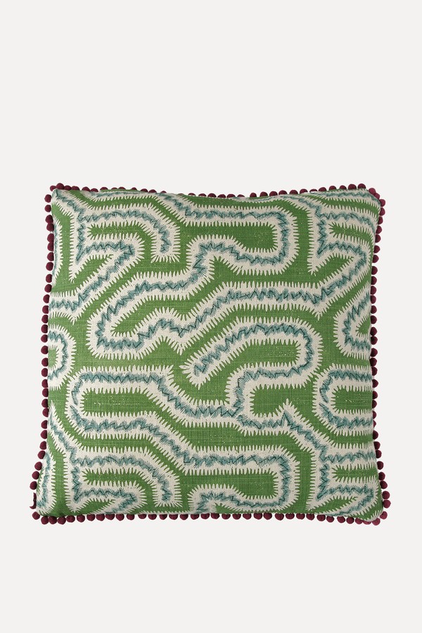 Moorish Maze Linen Cushion