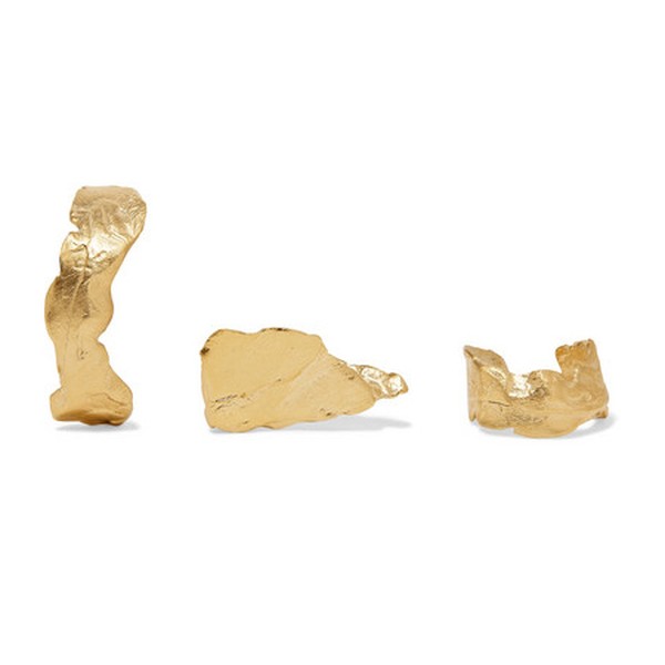 Gold-Plated Earrings & Ear Cuff from 1064 Studio