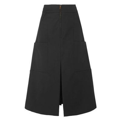Stretch-Cotton Midi Skirt from Chloé