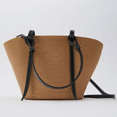 Woven Basket Bag from Zara