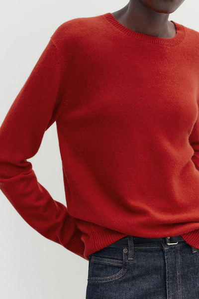 100% Cashmere Crew Neck Sweater from Massimo Dutti