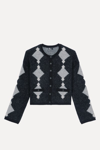 Alpaca Diamond Cardigan from The Kooples