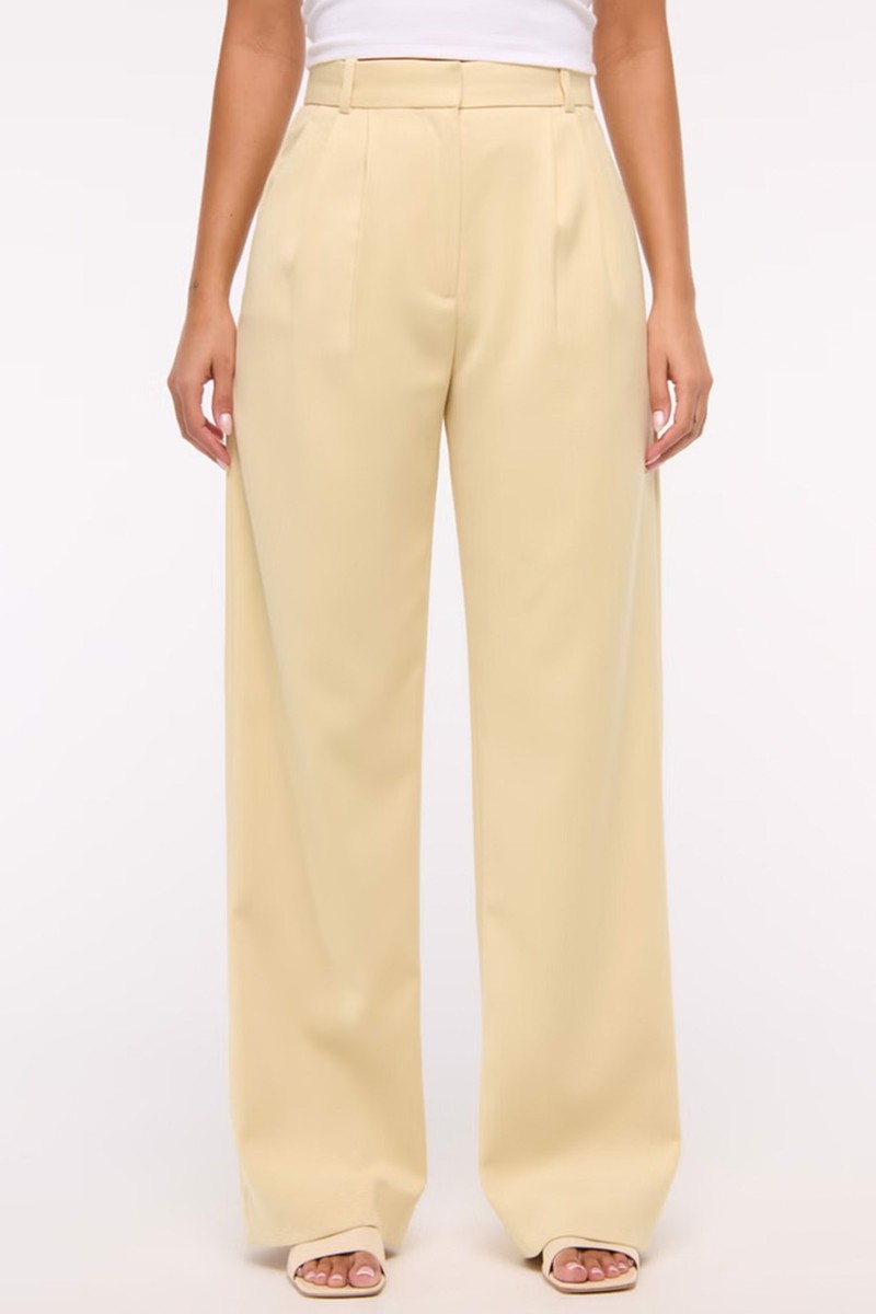 Sloane Tailored Wide Leg Pants from Abercrombie & Fitch