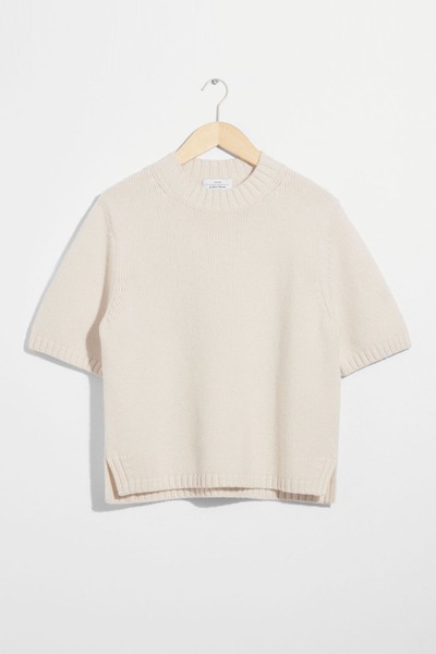 Cashmere-Blend Knit T-Shirt from & Other Stories