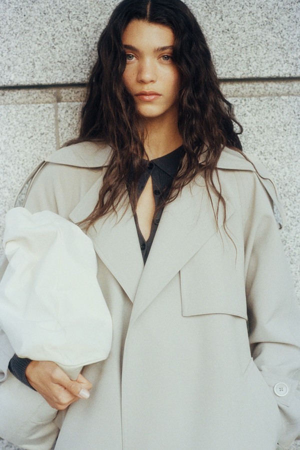 Leather-Blend Shopper Bag