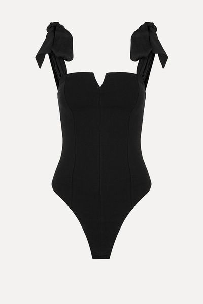 Lola Stretch-Crepe Bodysuit from Free People