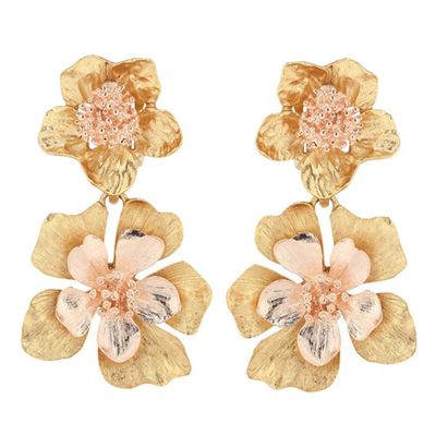 Floral Clip-On Earrings
