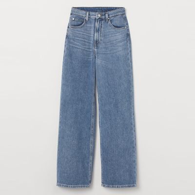 Wide High Jeans from H&M