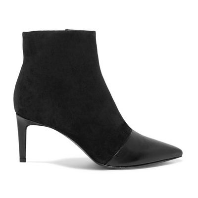 Beha Paneled Leather Ankle Boots from Rag & Bone