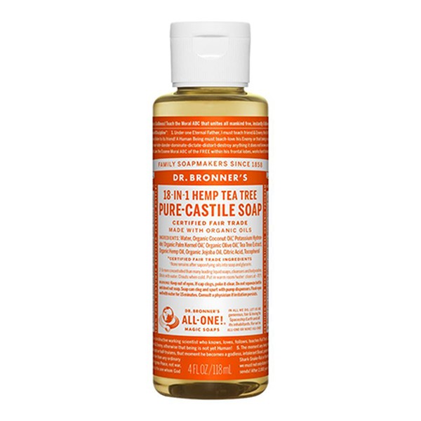 Tea Tree Pure-Castile Liquid Soap from Dr Bronner’s