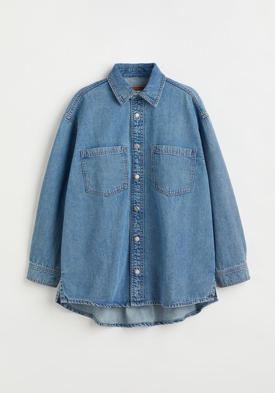 Oversized Denim Shirt