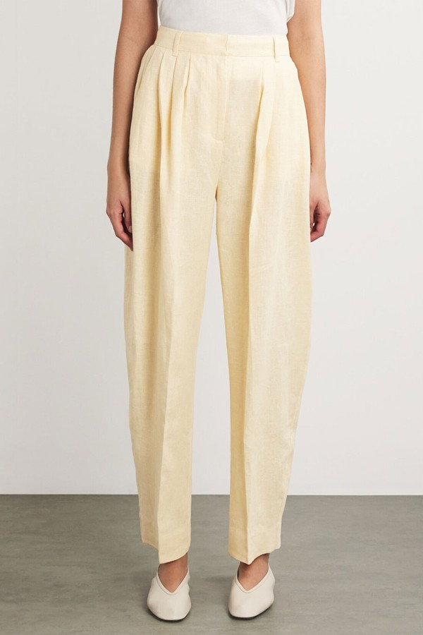 Linen Rio Barrel Trousers from POSSE
