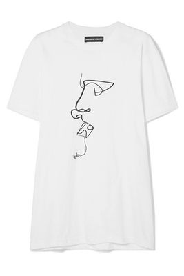 Embroidered Cotton Jersey T-Shirt from House of Holland