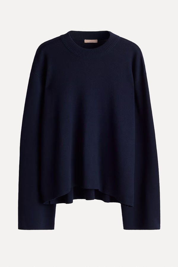 Oversized Curved-Hem Jumper from H&M