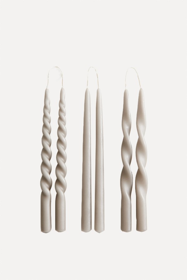 Set Of 6 Taper Candles