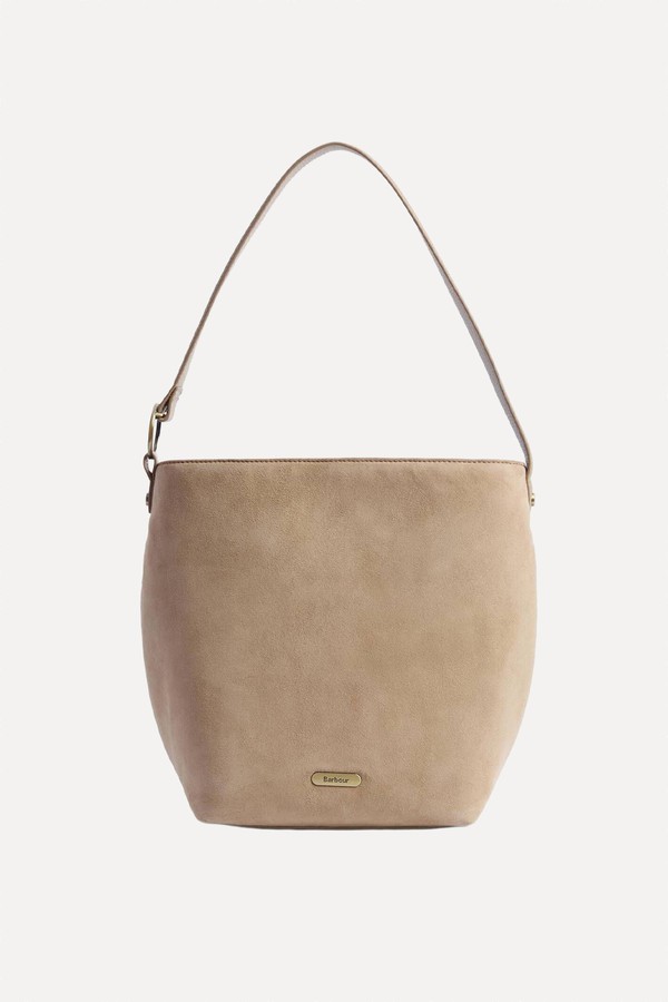Cedar Suede Bucket Bag