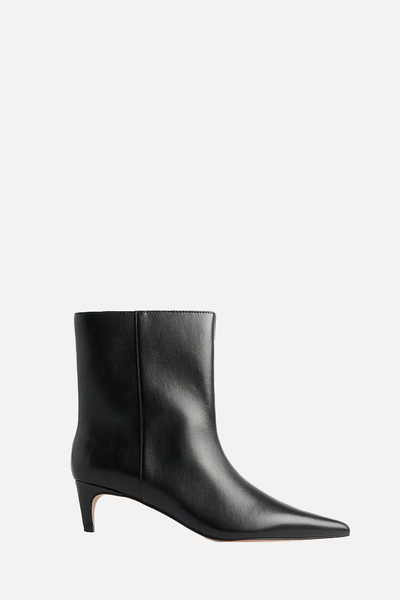 Kitten Heel Ankle Boots