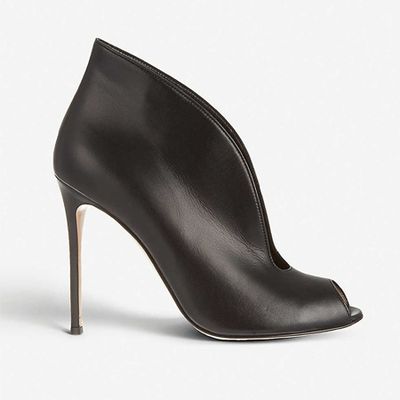 Vamp 105 Leather Heeled Ankle Boots from Gianvito Rossi