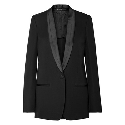 Satin-Trimmed Wool Blazer from Maison Margiela