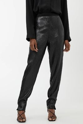 Matte Sequin Trousers from Arket