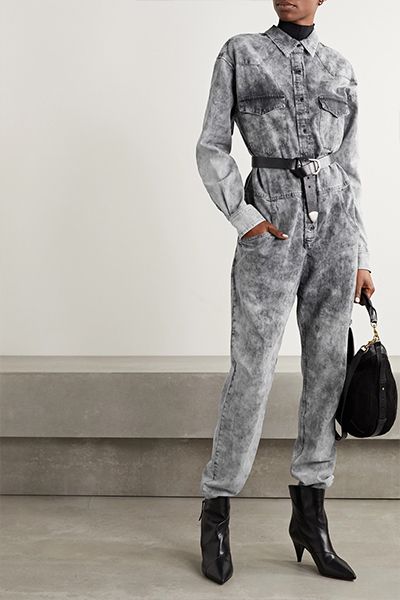 Idesia Acid-Wash Denim Jumpsuit from Isabel Marant