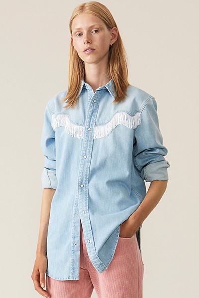 Soft Denim Shirt from Ganni