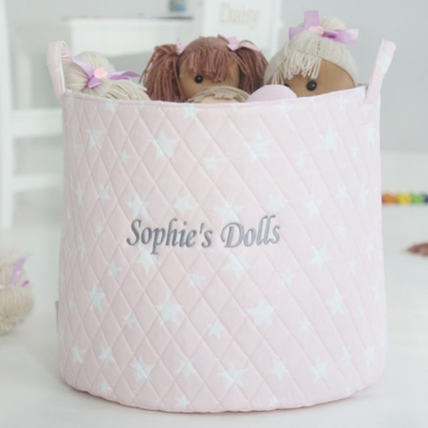 Large Pink Star Storage Bag