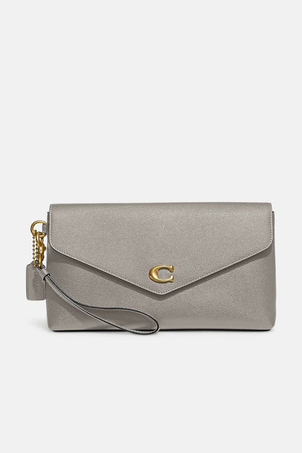 Wyn Leather Wristlet Clutch