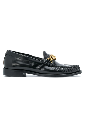 Chain-Embellished Loafers from Sandro Paris