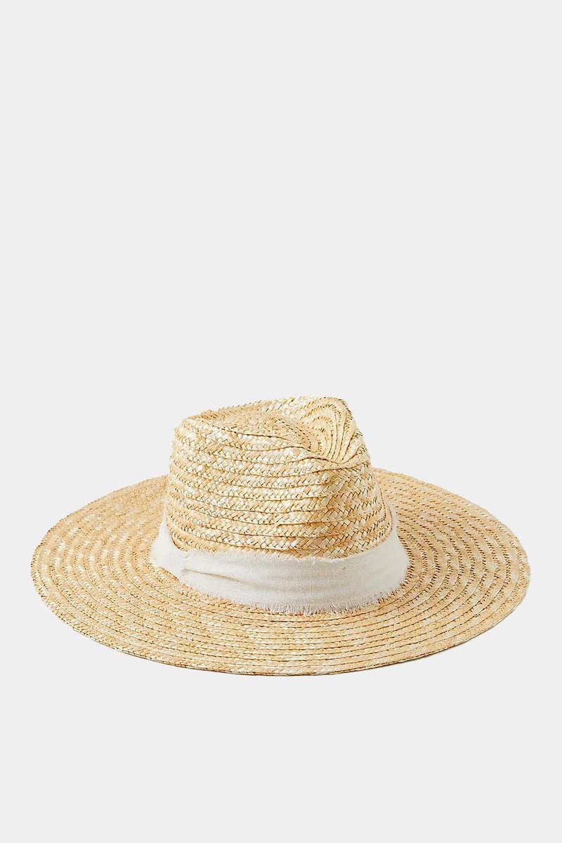 Riviera Wide Brim Straw Hat from Free People