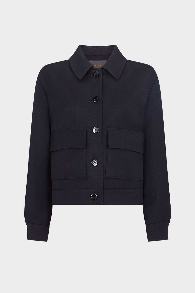 Hampstead Wool Cropped Jacket