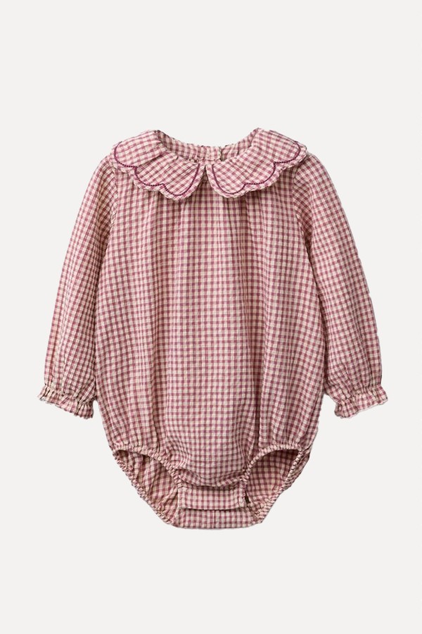 Gingham Check Jumpsuit from Zara