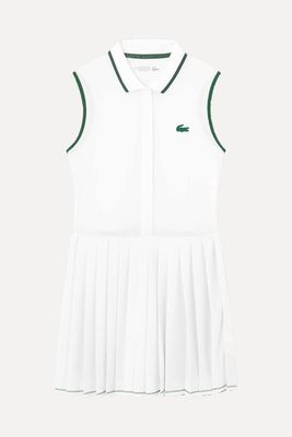 Built-In Shorty Pleated Tennis Dress from Lacoste
